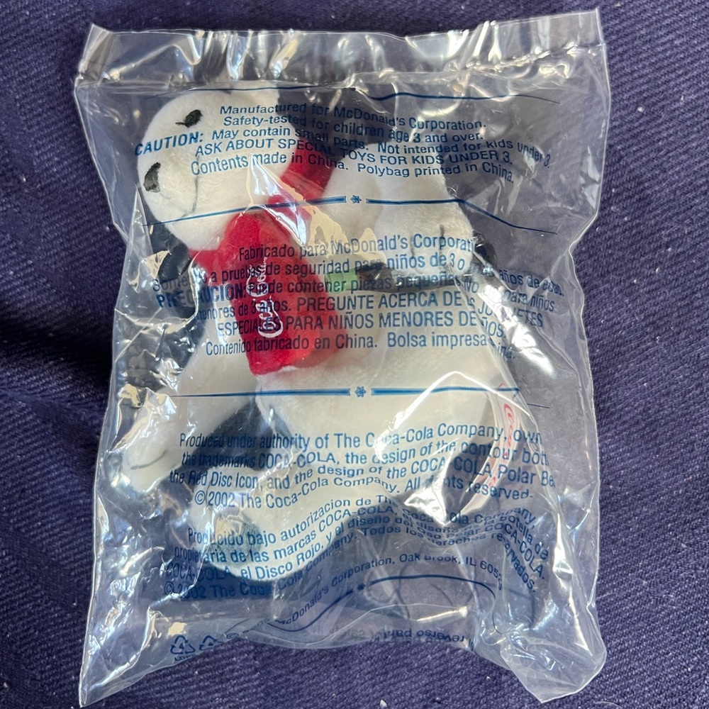 NWT 2002 McDonald’s Holiday Coca Cola Polar Bear